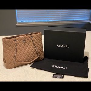 Chanel Large Shopping Bag in Taupe